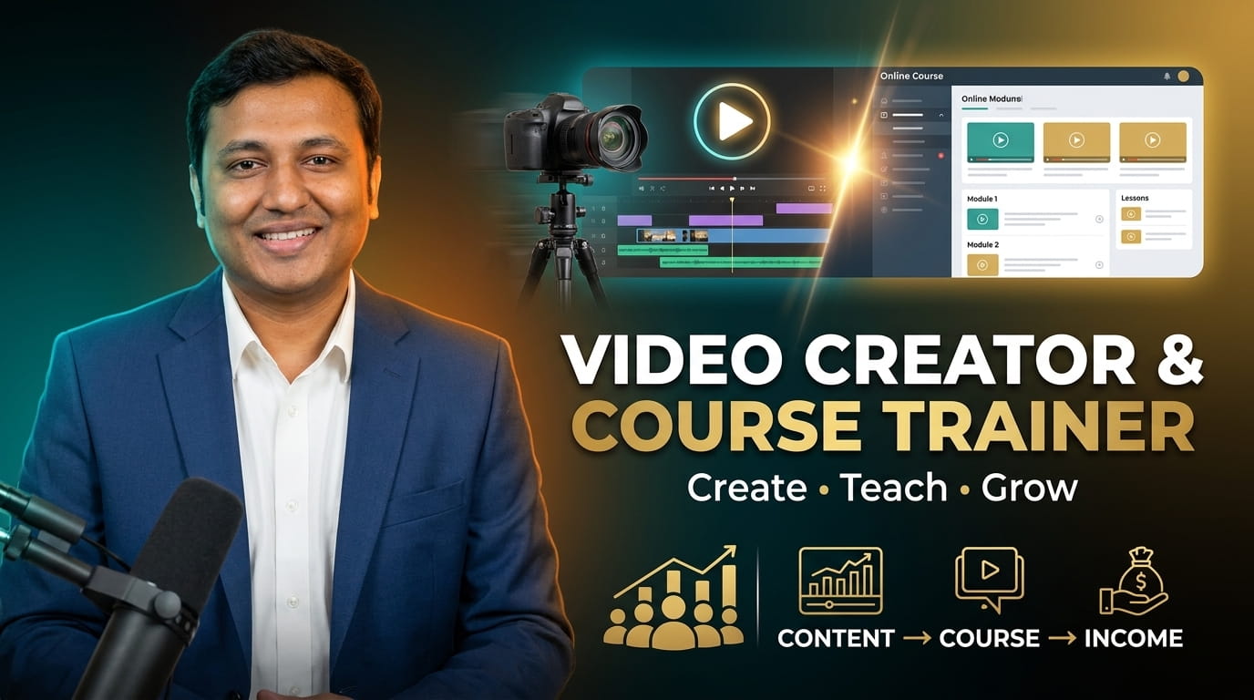 Become A Video Creator & Course Trainer