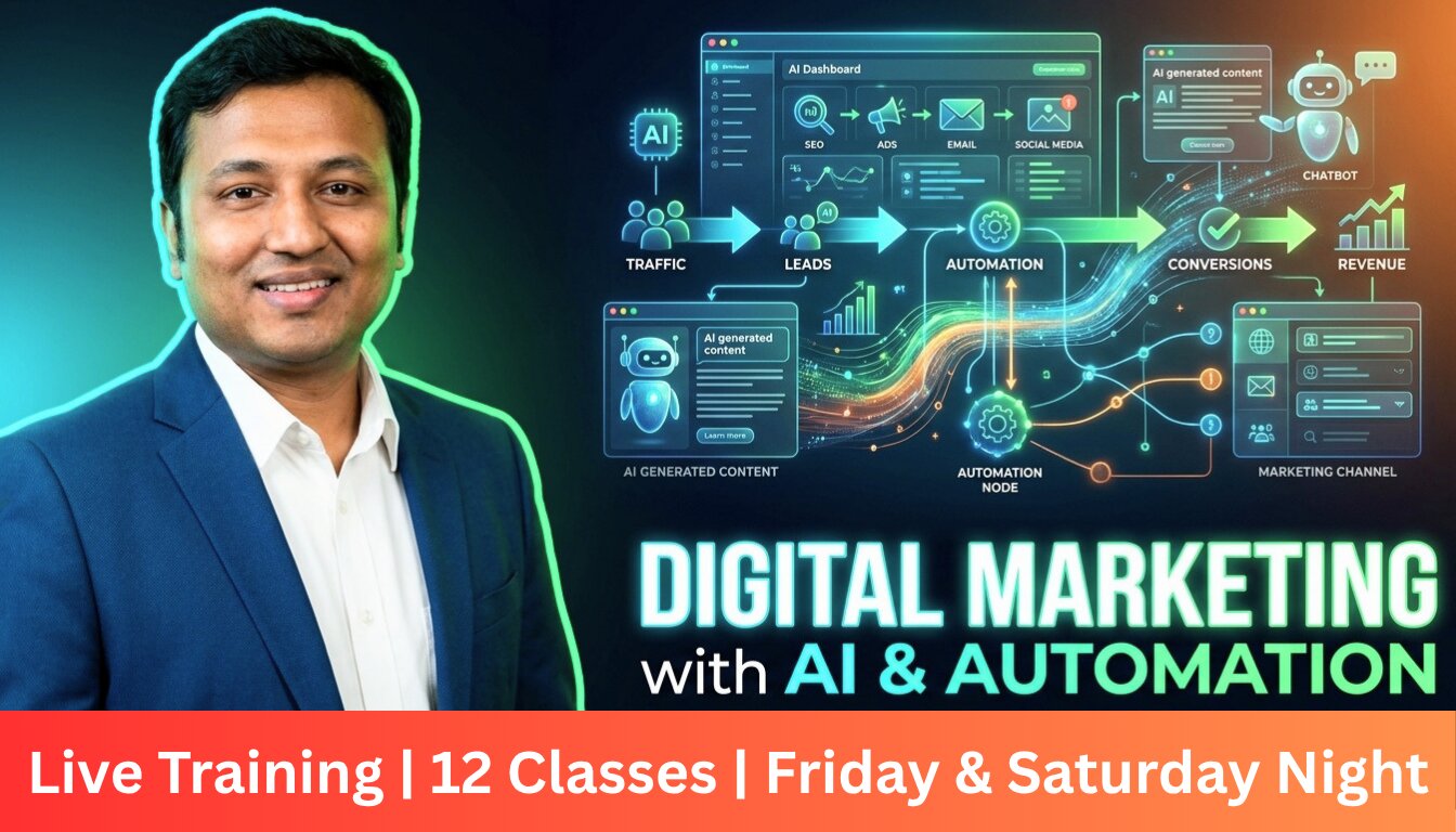 Digital Marketing with AI & Automation (For Old Student Only)