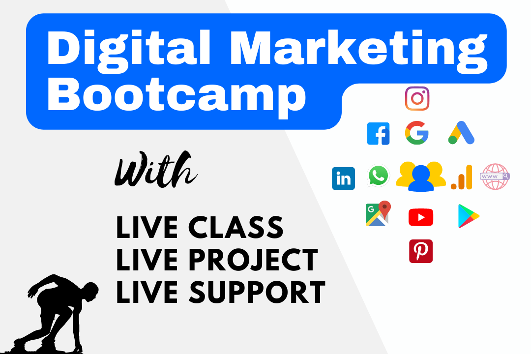 Digital Marketing Bootcamp with Live Class & Live Support